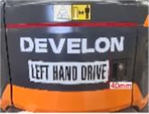 DECAL LEFT HAND DRIVE