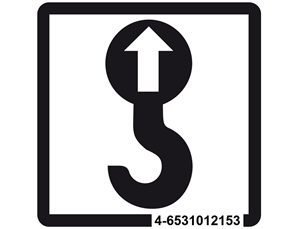 DECAL - LIFT POINT SYMBOL