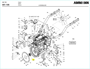 COUPLING ASSY ENGINE - PUMP ASC70
