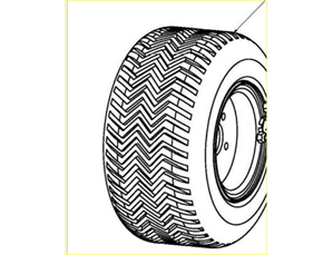 WHEEL & TYRE 18X8.5-8 AGRICULTURAL