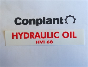 DECAL - HYDRAULIC OIL HVI68