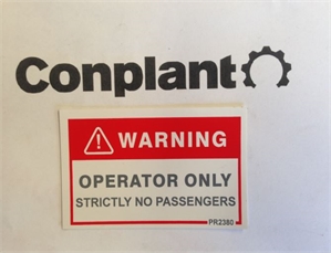 DECAL - OPERATOR ONLY